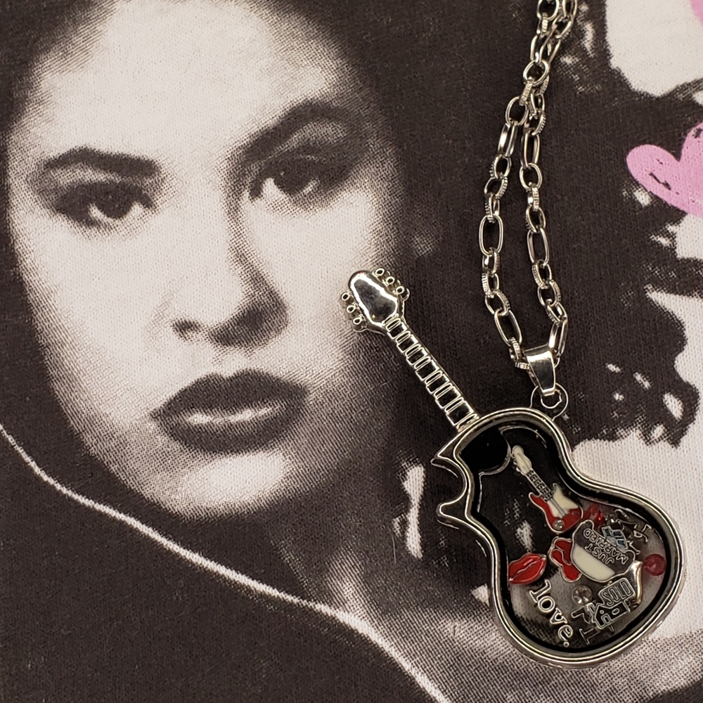 Selena quintanilla chris perez locket necklace